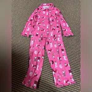 Girls size 5-6 Gymboree cats 2 pc pajamas